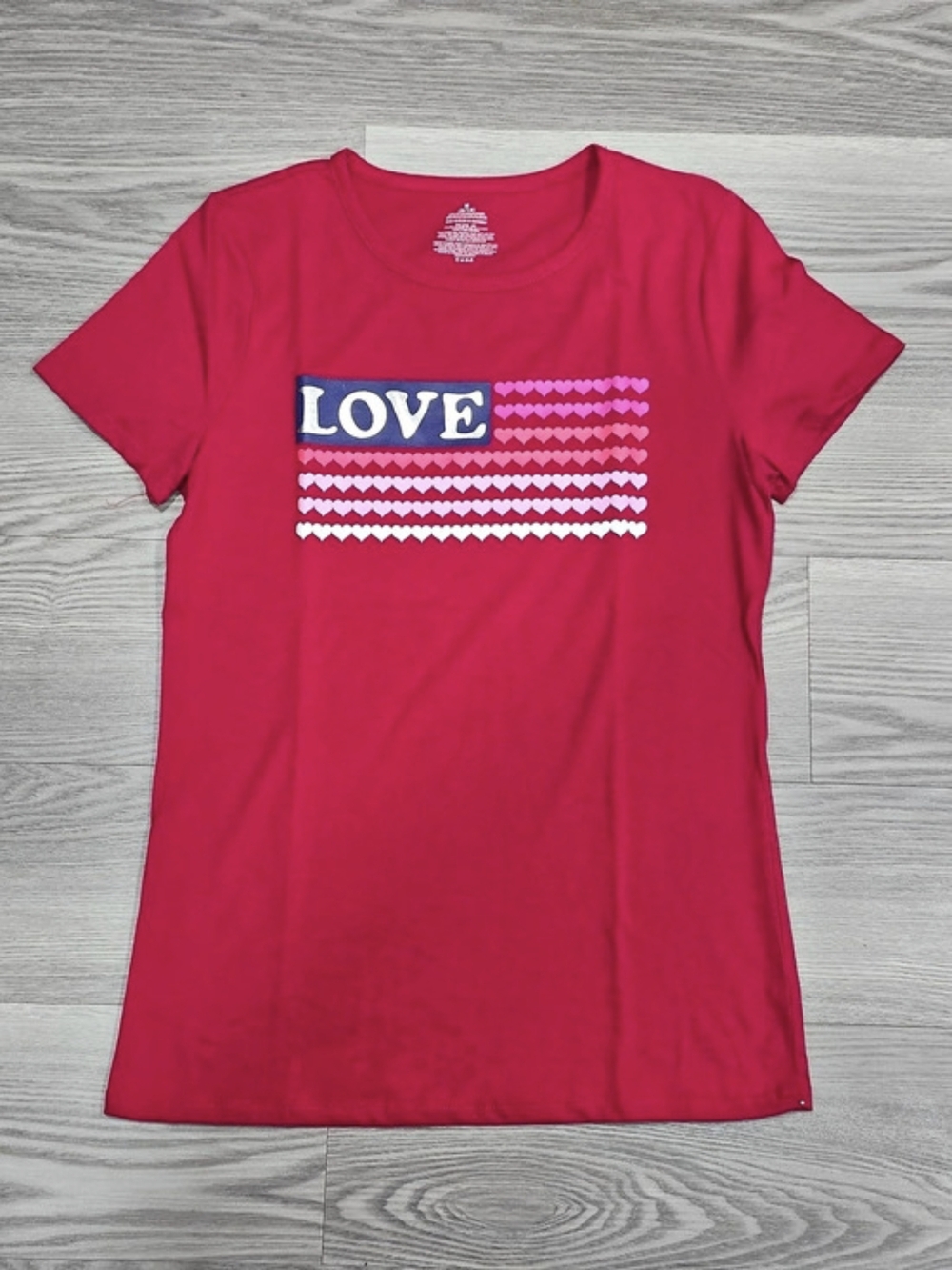 Red Short Sleeve Graphic Tee